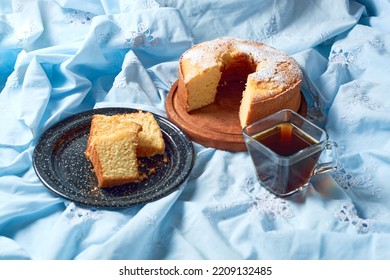 Bundt Orange Cake With Icing Sugar