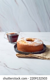 Bundt Orange Cake With Icing Sugar