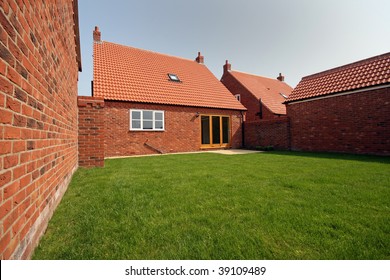 Bungalow Garden In Early Summer In UK