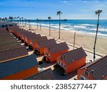 Bungalows in Oceanside, California, USA