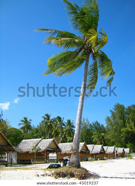 Bungalows On Sunrise Beach Lipe Island Stock Photo Edit Now - 