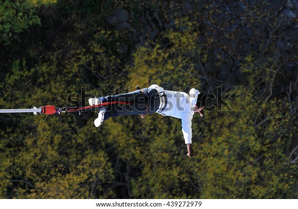 Bungy Jump New Zealand Stock Photo Edit Now 439272979