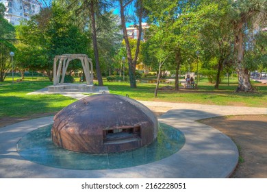 Bunker At Ismail Qemali Park In Tirana, Albania