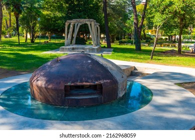 Bunker At Ismail Qemali Park In Tirana, Albania