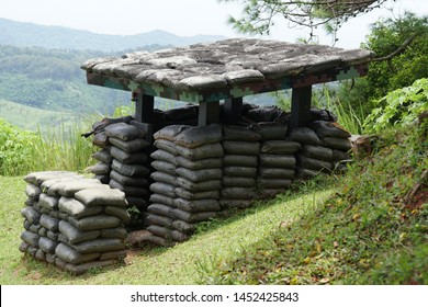 Bunker Make Sandbag Old Military On Stock Photo (Edit Now) 1452425843