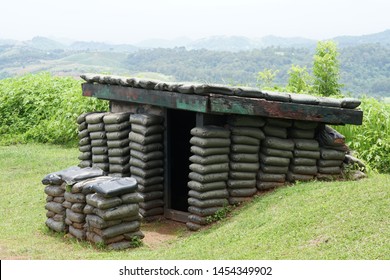 Bunker Make Sandbag Old Military On Stock Photo (Edit Now) 1452425582