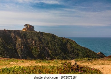 Bunker Point On HW 1 In California, Old And Abandoned WW2 Navy Fortification