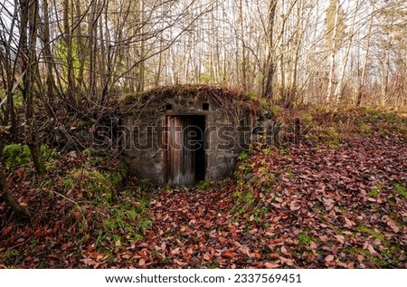 A bunker in the woods