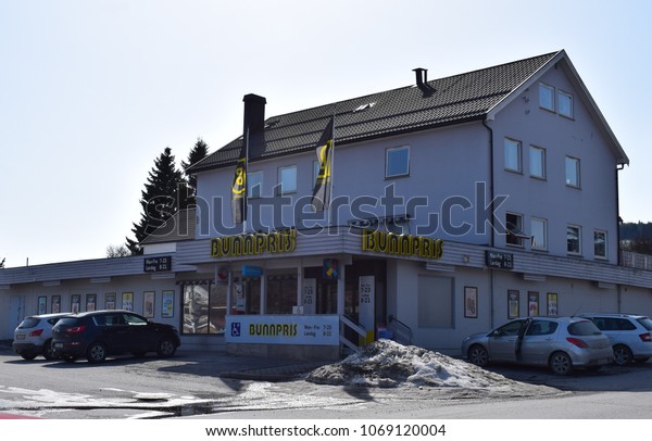 Bunnpris grocery store building - Kongsvinger,\
Norway (15th April\
2018)