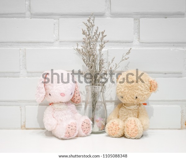 pink rabbit teddy bear