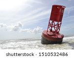 Buoy moved to the shore of Hilton Head Island after Hurricane Matthew