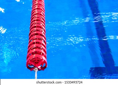 Buoy Swimming Lane And Start Place.