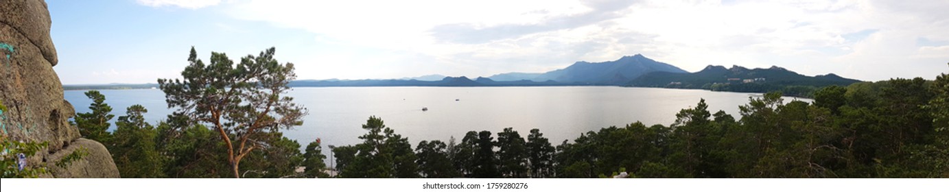 Burabai Lake Borovoe in Kazakhstan - Shutterstock ID 1759280276