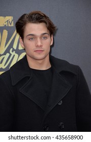 BURBANK, CA. April 9, 2016: Dylan Sprayberry At The 2016 MTV Movie Awards At Warner Bros Studios.
