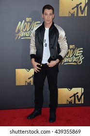 BURBANK, CA. April 9, 2016: Miles Teller At The 2016 MTV Movie Awards At Warner Bros Studios.
