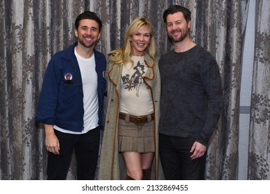 Burbank, CA USA - March 5, 2022: Actors Billy Flynn, Stacy Haiduk, And Dan Feuerriegel In Burbank, CA.