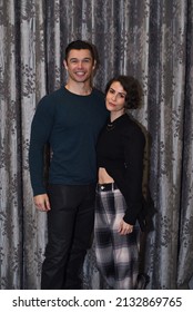 Burbank, CA USA - March 5, 2022: Actors Linsey Godfrey And Paul Telfer In Burbank, CA.