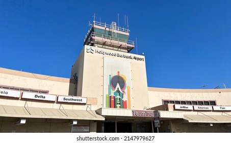 Burbank, California,US-March 16, 2022: Hollywood Burbank Airport