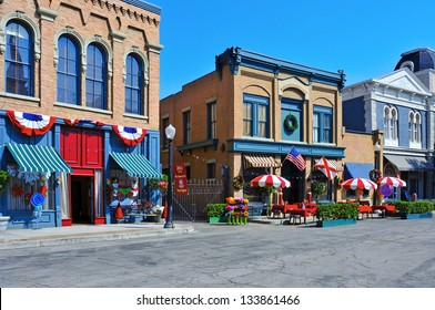 BURBANK, US - OCTOBER 15: Film Set Of Warner Bros. Studio On October 15, 2011 In Burbank, US. The Historic 110-acre Lot Include 29 Soundstages, Plus A 20-acre Backlot