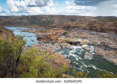 Burdekin Dam Wall And Falls