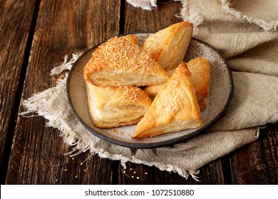 Burekas filled with cheese - Shutterstock ID 1072510880