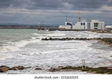 Burgas, Bulgaria - September 9, 2021: Black Sea Port In Burgas City