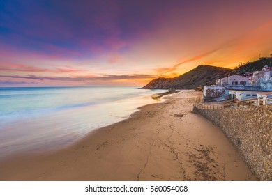 Burgau Sunset, Algarve, Portugal.