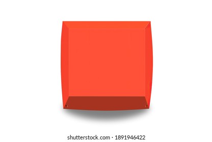 Burger Box Mockup Top View