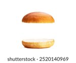 Burger buns with clipping path.