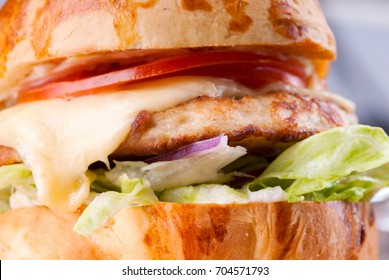Burger close-up