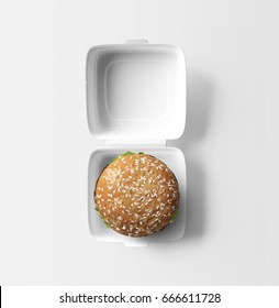 Mockup Burger Paper High Res Stock Images Shutterstock