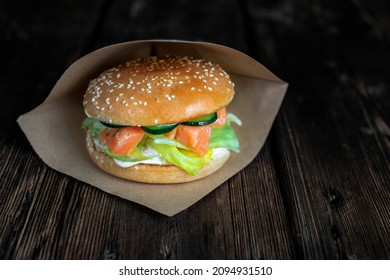 Burger. Takeout Food. Fast Food