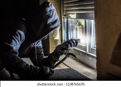 Burglar Tries Break Into House Stock Photo 1138765670 | Shutterstock