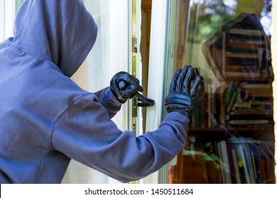 Burglar Tries Break Into House Bright Stock Photo 1450511684 | Shutterstock