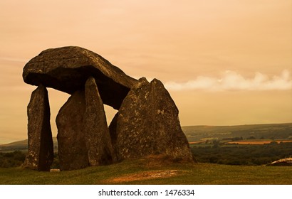 Burial Chamber At Pentre Ifan, Wales