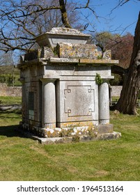 Burial Vault In A Country Church Yard.