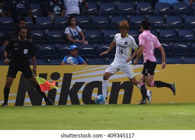 BURIRAM,THAILAND-APR 5:Kashiwa Yoshifumi Of Sanfrecce Hiroshima In Action During AFC Champions League 2016 Buriram UTD.and Sanfrecce Hiroshima At I-mobile Stadium On April 5,2016 In Thailand