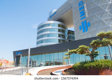 Burjassot, Valencia, Spain; April 12 2019: 
IMED private hospital in Valencia