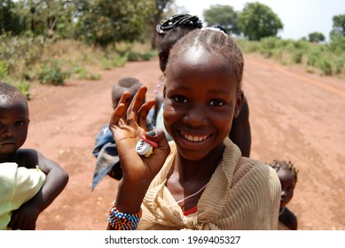 Burkina Faso - 02 17 2009: Children Of Burkina Faso