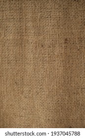 Burlap Sack Texture Background Detail