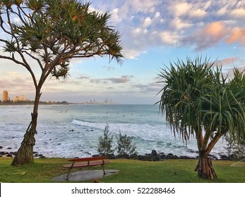 Burleigh Heads Beach On Queensland's Gold Coast