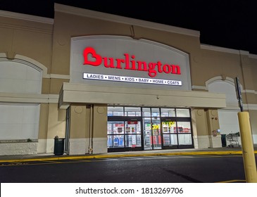 Burlington Off Price Department Store National Retailer, Revere Massachusetts USA, July 4, 2020