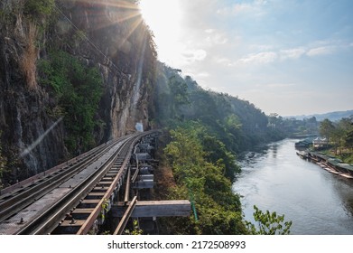 Burma Railway at kanchanaburi.The Burma Railway, also known as the Death Railway, , the Thai–Burma Railway and similar names, is a 415 km