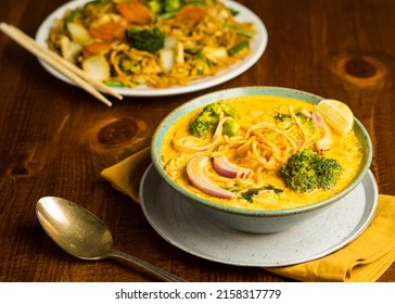 Burmese Curry With Noodles And Vegetables