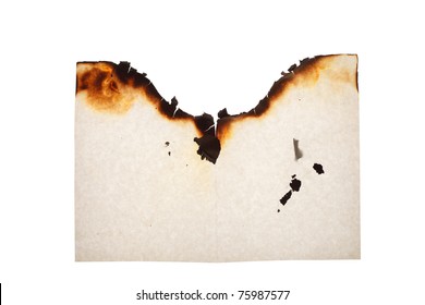 Burn hole in  paper