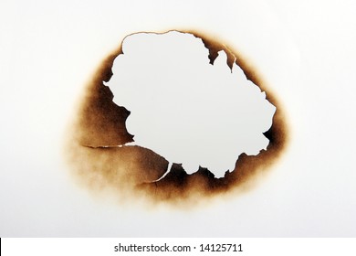 Burn Hole In A Piece Of Paper