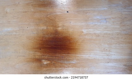 Burn Mark On Wood Texture Background