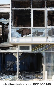 A Burned Down Building In Germany