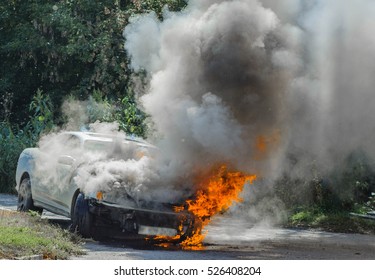 Burning Car