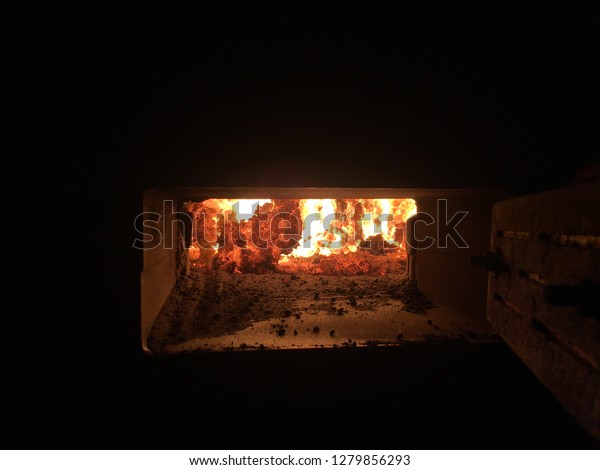 Burning Coking Coal On Grate Widespread Stock Photo Edit Now